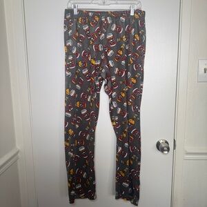 Happy Boxer The Simpsons Duff Beer Gray Pajama Pants with Fun Print Med Unisex
